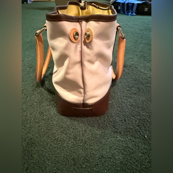 Coach Lavender and Brown Leather Bag - Picture 5 of 13